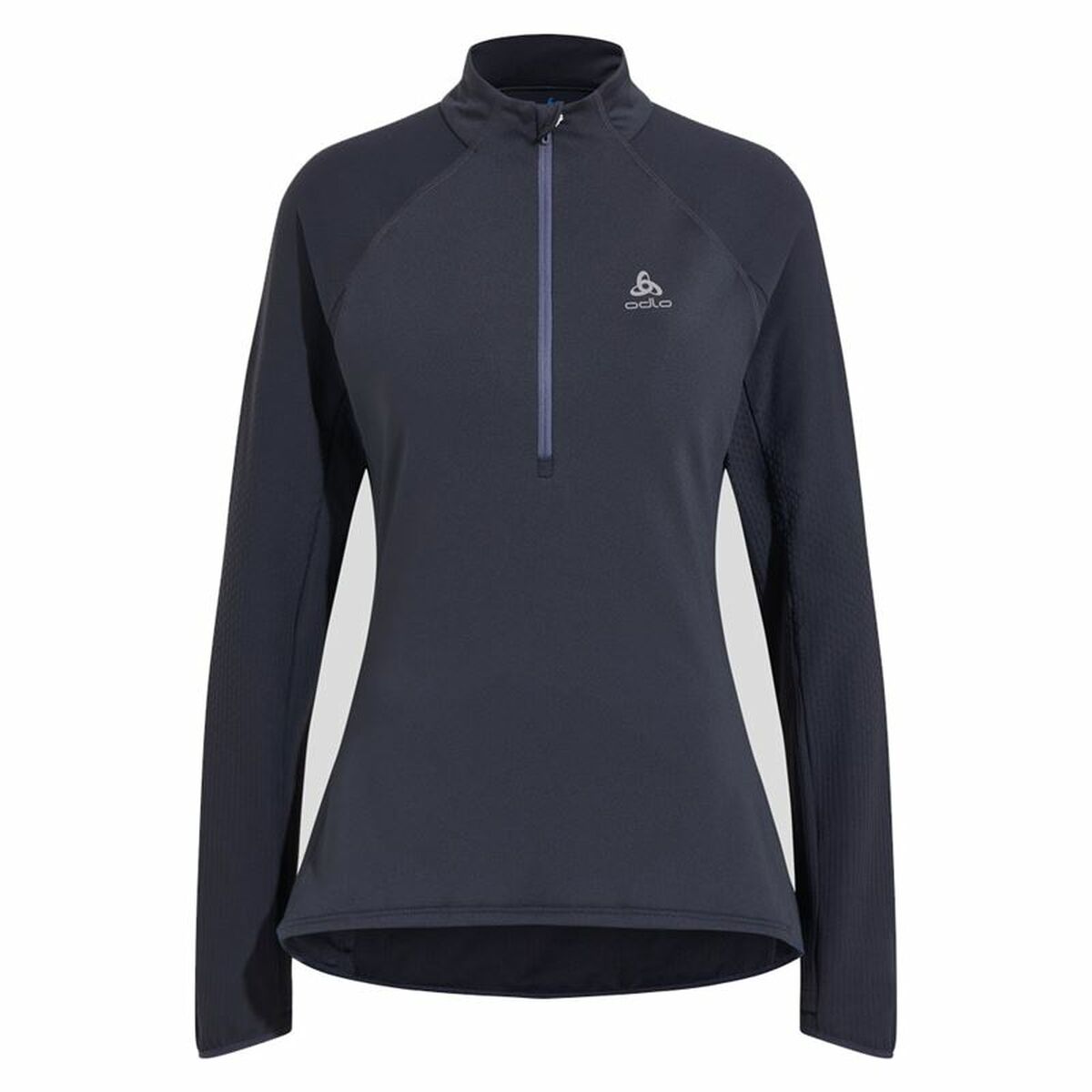 Unisex Long Sleeve T-Shirt Odlo 1/2 Zip Zeroweight Black M